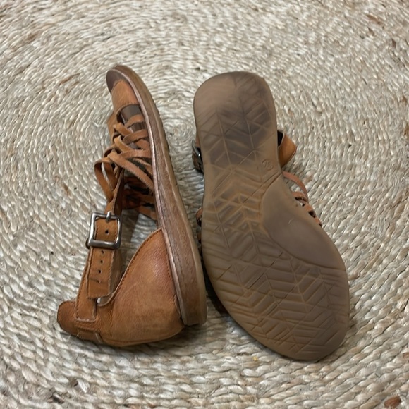 Extra soft leather huarache sandals - Picture 2 of 5